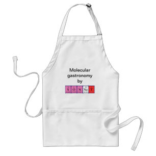 Sonnet periodic table name apron