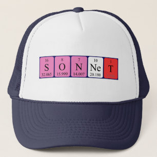 Sonnet periodic table name hat