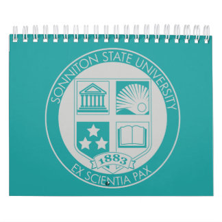 Sonniton State University Calendar - Teal/Grey
