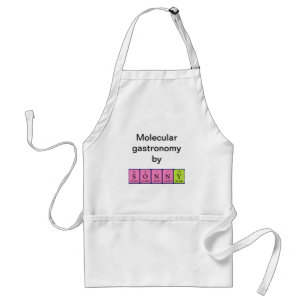 Sonny periodic table name apron