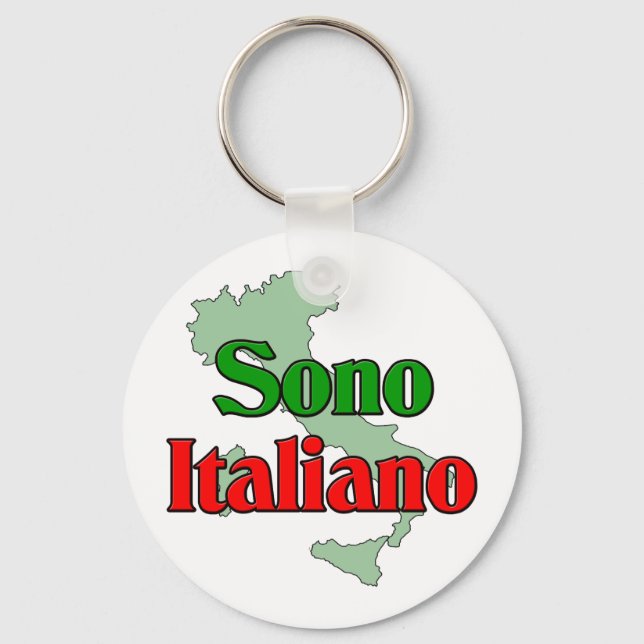 Sono Italiano Keychain (Front)