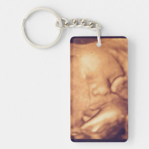 Sonogram New Daddy Keychain