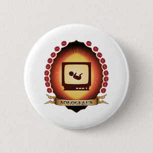 Sonograms Mandorla 2 Inch Round Button