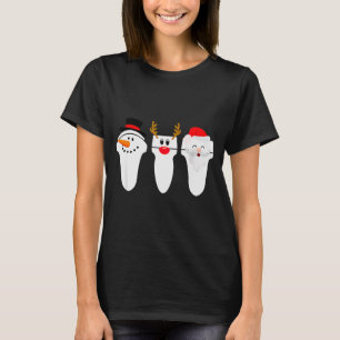 Sonograph Christmas Santa Snowman Reindeer  T-Shirt