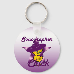 Sonographer Chick #9 Keychain