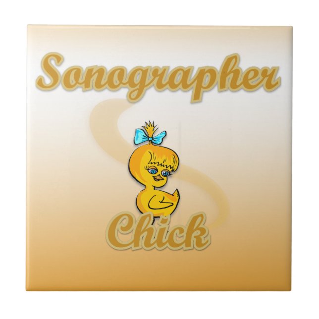 Sonographer Chick Tile (Front)