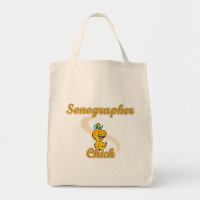 Sonographer Chick Tote Bag (Front)