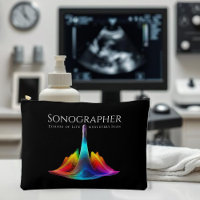 Sonographer-Colourful Ultrasound Waves