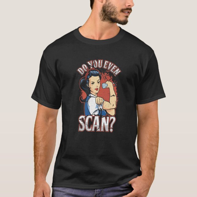 Sonographer Doctor Hospital Ultrasound Echography  T-Shirt (Front)