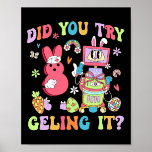 Sonographer Easter Did You Try Geling It Ultrasoun Poster