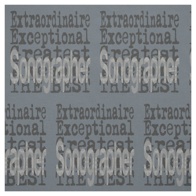 Sonographer Extraordinaire Fabric (Swatch)