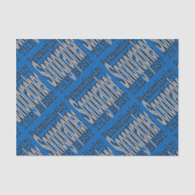 Sonographer Extraordinaire Tissue Paper (Front)