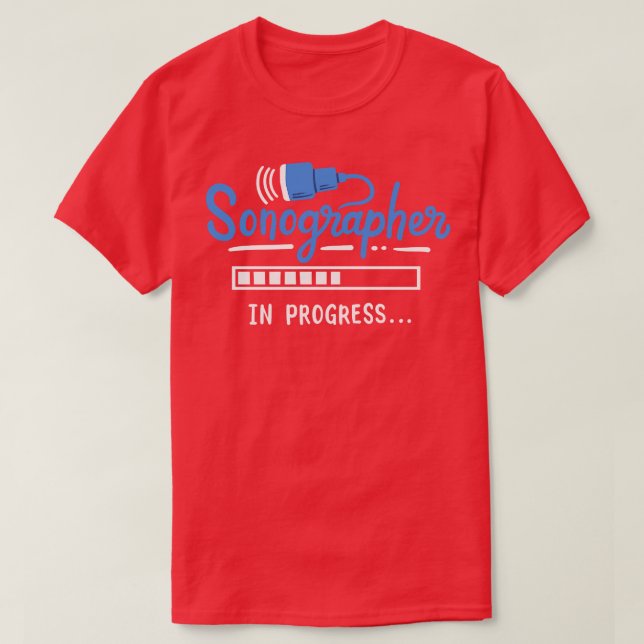 Sonographer Sonography Student 2 T-Shirt (Design Front)