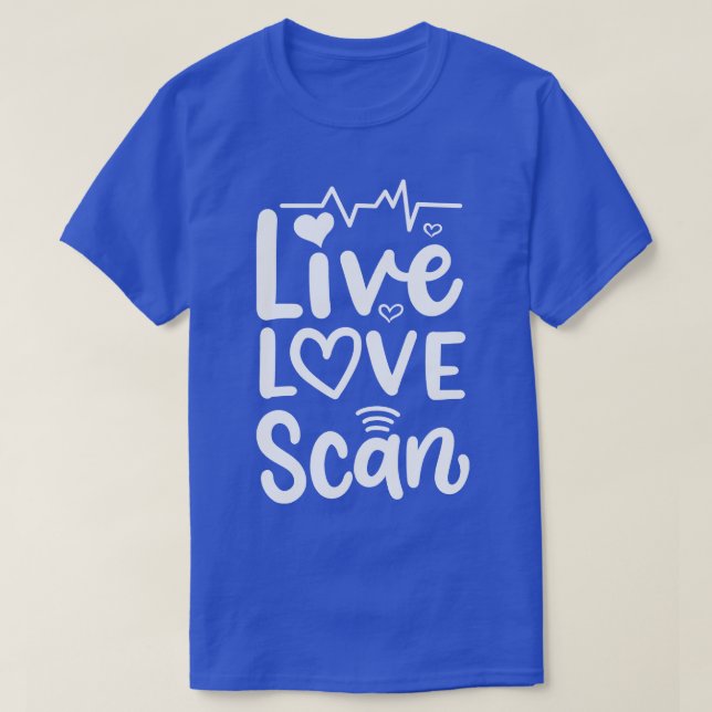 Sonographer Ultrasound Tech T-Shirt (Design Front)