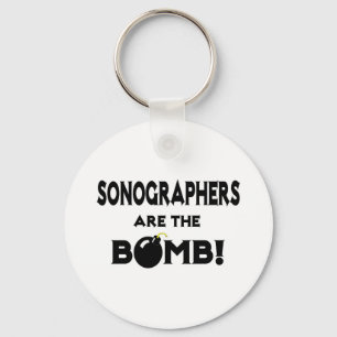 Sonographers Are The Bomb! Keychain