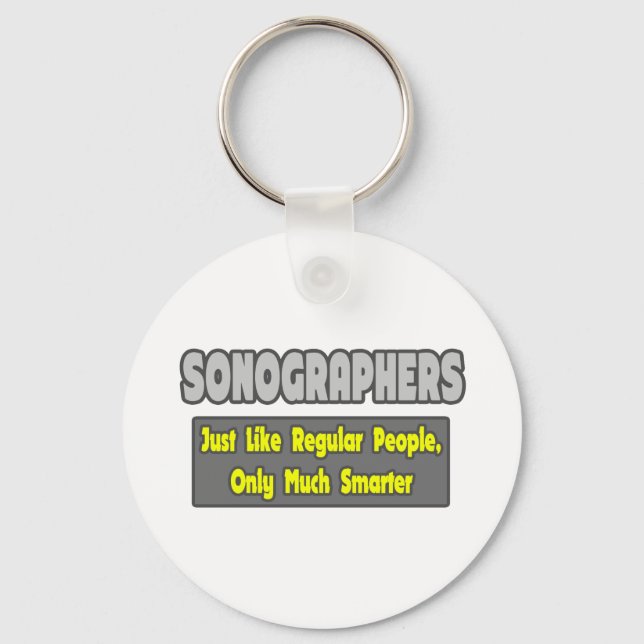 Sonographers...Smarter Keychain (Front)