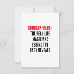 Sonographers: The real-life magicians behind the  Thank You Card