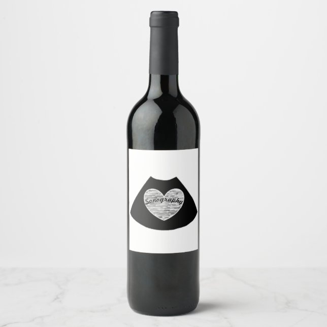 Sonographie Vin Étiquette (Devant)