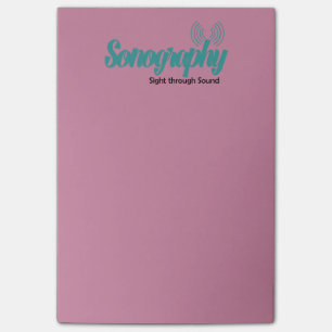 Sonography Post-it® Notes 4 x 6