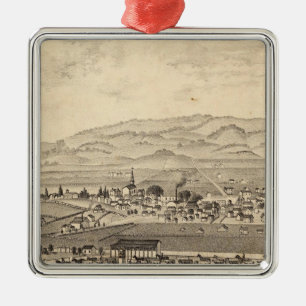 Sonoma and Marin District Agricultural Society Metal Ornament