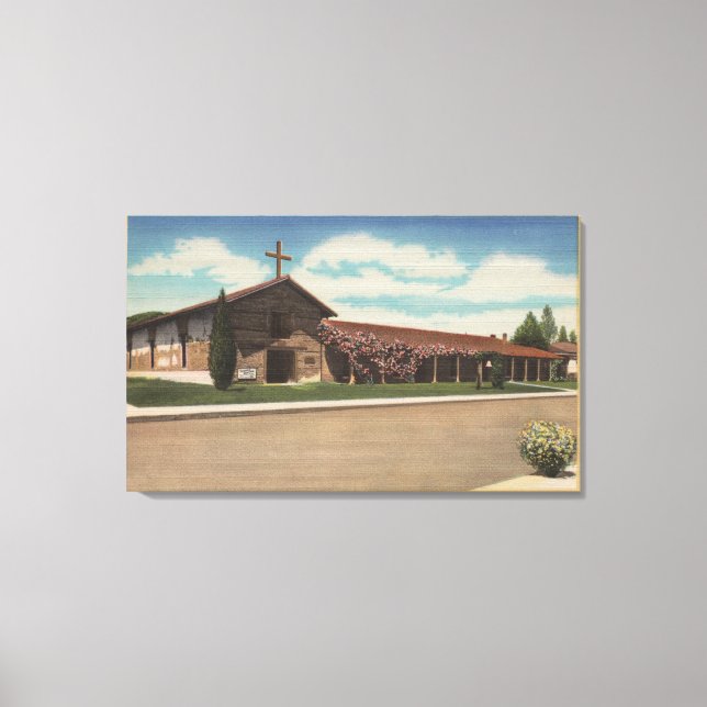 Sonoma, CA - Mission San Francisco Solano Canvas Print (Front)