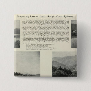 Sonoma, California 2 2 Inch Square Button