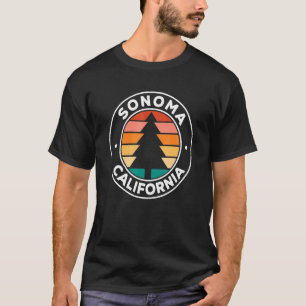 Sonoma California CA Vintage Graphic Retro 70s 80s T-Shirt