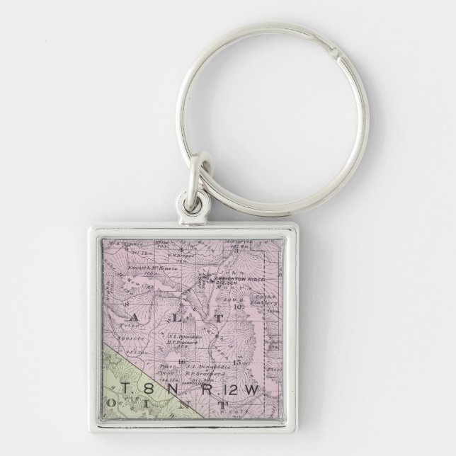 Sonoma County, California 10 Keychain (Front)