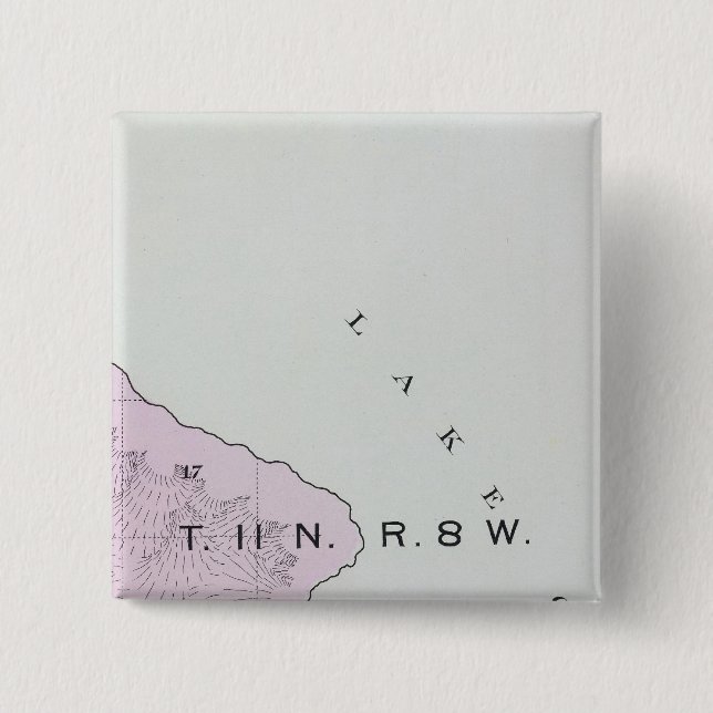 Sonoma County, California 15 2 Inch Square Button (Front)