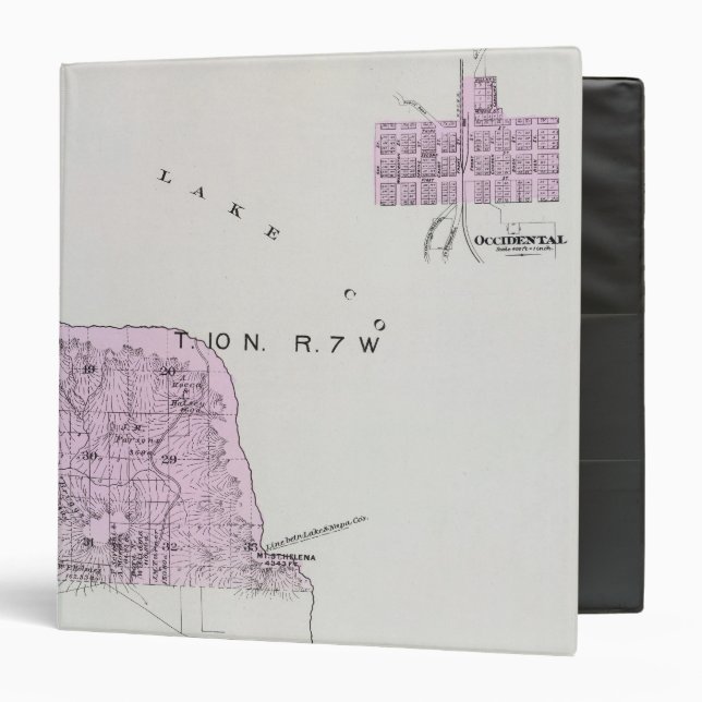 Sonoma County, California 16 Binder (Front/Inside)