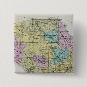 Sonoma County, California 18 2 Inch Square Button
