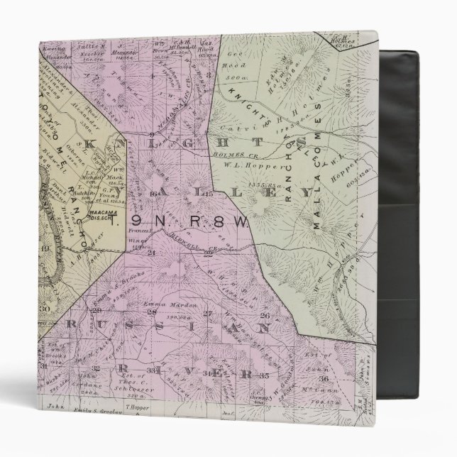 Sonoma County, California 19 Binder (Front/Inside)