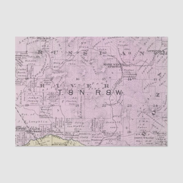 Sonoma County, California 23 Tissue Paper (Front)