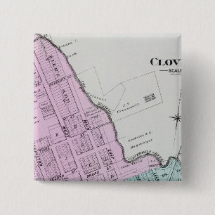 Sonoma County, California 26 2 Inch Square Button