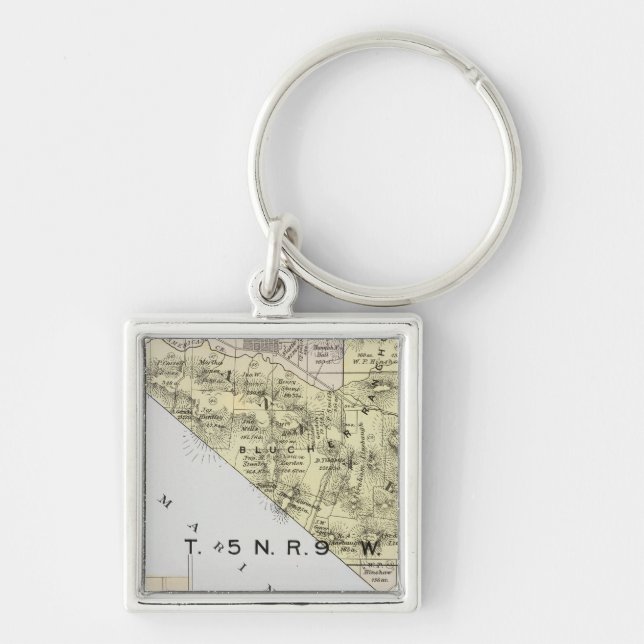 Sonoma County, California 3 Keychain (Front)