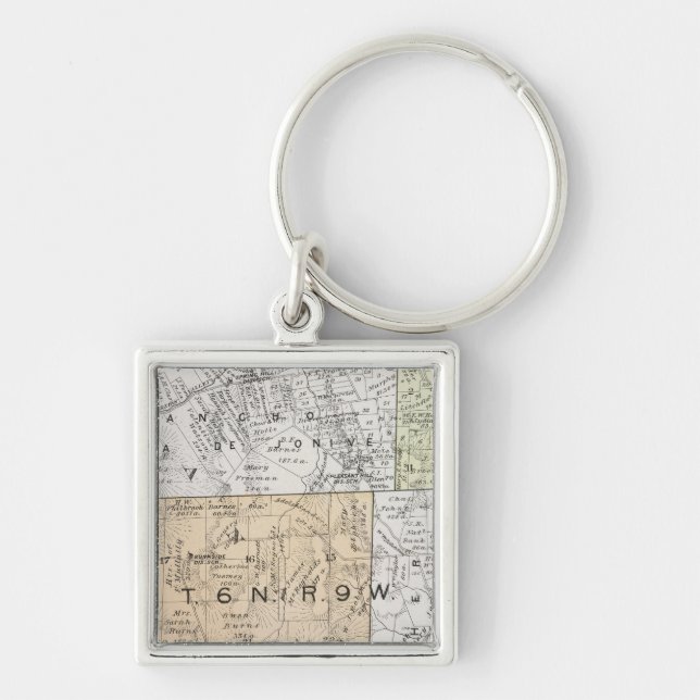 Sonoma County, California 7 Keychain (Front)