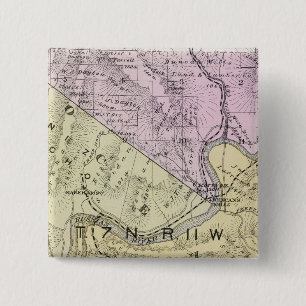 Sonoma County, California 8 2 Inch Square Button