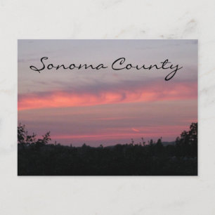 Sonoma County Sunset 2 Postcard