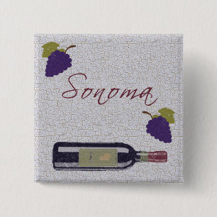 Sonoma Magnet 2 Inch Square Button