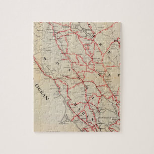 Sonoma, Marin, Lake, and Napa Counties Jigsaw Puzzle