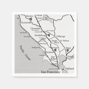 Sonoma / Napa Wine Country Napkin