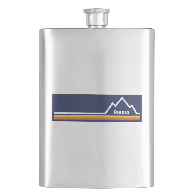 Sonora California Hip Flask (Front)