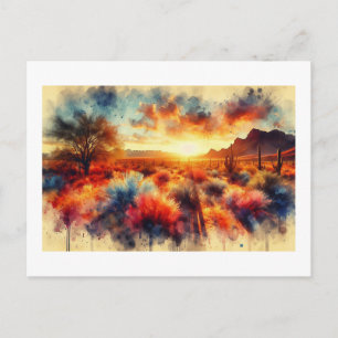 Sonora Desert Sunrise, Postcard