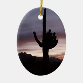 Sonoran Christmas Ceramic Ornament