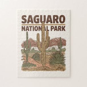 Sonoran Desert Saguaro National Park Jigsaw Puzzle