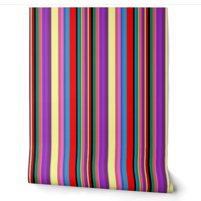 Sonoran Desert Stripes Wallpaper (Unrolling)