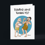 Son's 43rd Birthday Card<br><div class="desc">Funny 43rd Birthday Greeting Card for a son who is turning 43 years old</div>