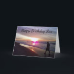***SON'S BIRTHDAY*** BEACH AND LOVE FOR HIM CARD<br><div class="desc">This card is so pretty and filled with such happiness for that Birthday Person In Your Life! THANKS for stopping by 1 of my 8 stores!! This is Myrtle Beach by the way!</div>
