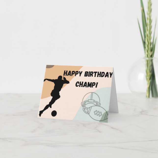 Son's birthday card (Front)