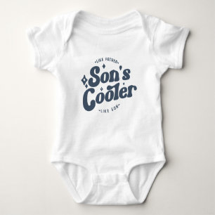 Son's Cooler Funny FathersDay (Matches Dad's Cool) Baby Bodysuit